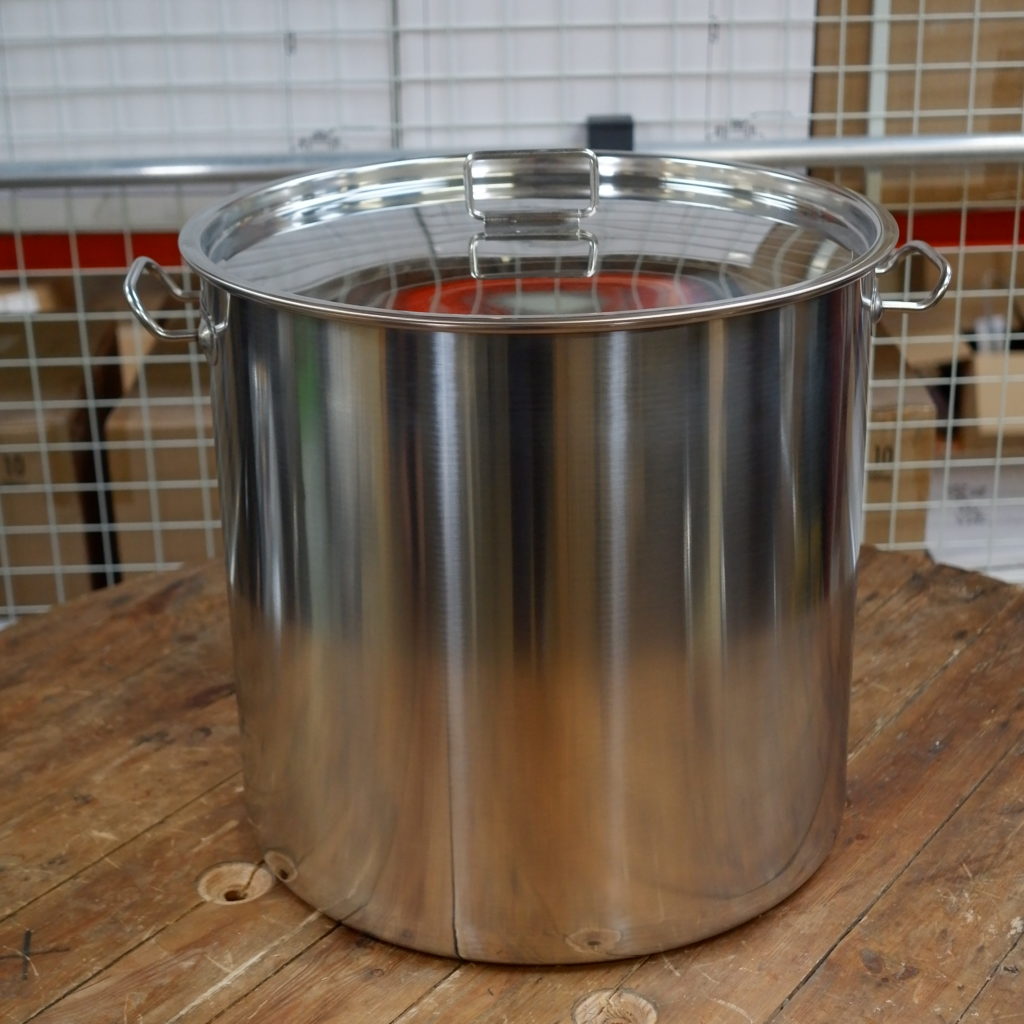 Brewing Equipment 50 Litre stainless steel pot The Malt Miller